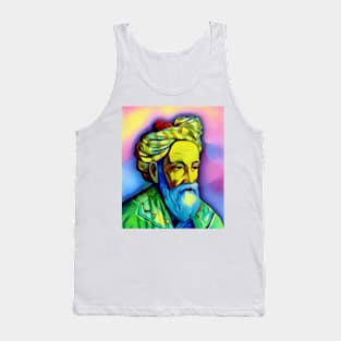 Omar Khayyam Colourful Portrait | Omar Khayyam Artwork 6 Tank Top